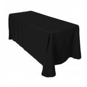 Black 6' Table Linen Black 6' Table Linen