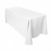 White 6' Table Linens White 6' Table Linens